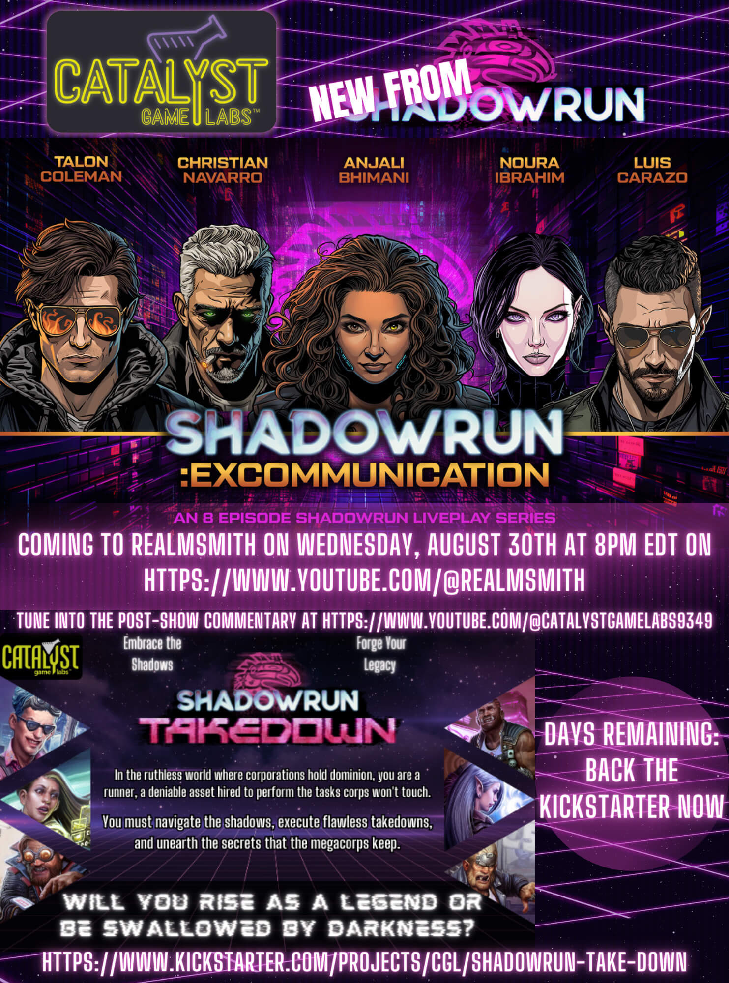 Shadowrun: TakeDown by Catalyst Games — Kickstarter